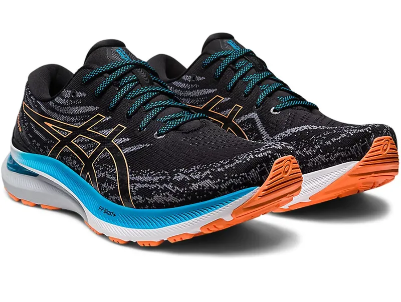 Asics Men's GEL-KAYANO 29 Black/Sun Peach-2